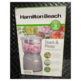 Hamilton Beach Stack & Press 3-Cup Food Chopper
