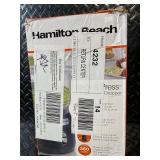 Hamilton Beach Stack & Press Chopper - 350-watt