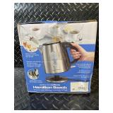 Hamilton Beach Stainless Steel Kettle 1.2L 1500W