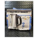 Hamilton Beach Stainless Steel Kettle 1.2L - Cool-Touch Ergonomic Handle