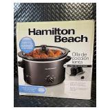 Hamilton Beach Slow Cooker 3-quart Capacity - Oval, Dishwasher Safe