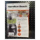 Hamilton Beach Stack & Press 2-Speed 3-Cup Food Chopper