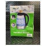 Hamilton Beach 1.7L Glass Electric Kettle