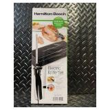 Hamilton Beach Electric Knife Set - 8-inch Carving & 5-inch Utility Blades