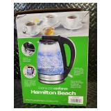 Hamilton Beach Glass Electric Kettle 1.7L