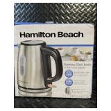 Hamilton Beach Stainless Steel Kettle 1.2L / 5 Cup Capacity - 1500W