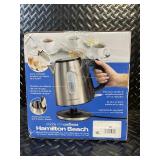 Hamilton Beach Stainless Steel Kettle 1.2L / 5 Cup Capacity - 1500W