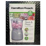 Hamilton Beach Stack & Press Food Chopper 3-Cup