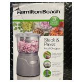 Hamilton Beach Stack & Press Food Chopper - 3-Cup Capacity