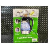 Hamilton Beach 1.7 L Glass Electric Kettle