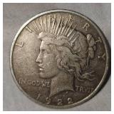 1922D  Peace Dollar $1