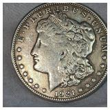 1921S Morgan Dollar $1-Very Clean