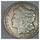 1921S Morgan Dollar $1-Very Clean