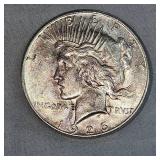 1926 Peace Dollar $1 VF w/Toning