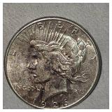 1926 Peace Dollar $1 VF w/Toning