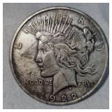 1922 D Peace Dollar $1