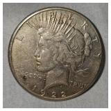 1922 S Peace Dollar $1