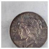 1922 Peace Dollar $1-Beautiful Rose/Gold Toning