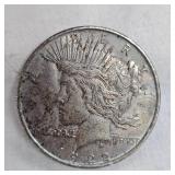 1922 Peace Dollar $1-Beautiful Rose/Gold/Green Toning