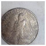 1922 Peace Dollar $1-Beautiful Rose/Gold/Green Toning