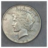1922S Peace Dollar $1-Very Nice