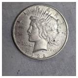1922 Peace Dollar $1