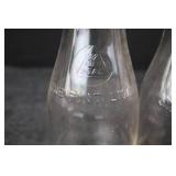 Milk Bottle - Thatcher Mfg. Co. MTC One Pint Minnesota Triangle Seal