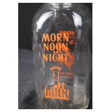 Milk bottle - vintage Maine dairy ad (Chisholm, ME)