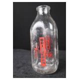 Milk Bottle - Bridgeman Red Vertical Logo