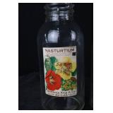Seed Jars - Northrup King & Co. Nasturtium, Carrot, Pumpkin & Radish