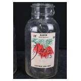 Seed Jars - Northrup King & Co. Nasturtium, Carrot, Pumpkin & Radish