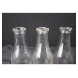Liquor Bottles - One Quart Embossed (Set of 3)