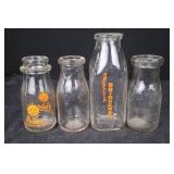 Glass Bottles - Golden Sun Logo & Bridgeman Branding & Embossed Script