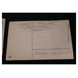 Chick Figurine & Vintage Easter Postcards