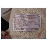 Plush Bunny - Cream Dress & Mason Jar Lamp - Mason