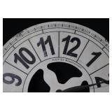 Wall Clock - FirstTime Manufacturing, Distressed White Dial, 24-inch