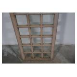 Wooden Window Frame - Multi-Pane Grid