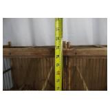 Vintage Bird Cage - Wooden, Double Compartments with Wire Mesh