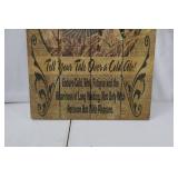 Decorative Wooden Sign - Duck Hunters
