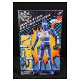 Beetleborgs Force Deluxe B-Force Blue Stinger Beetleborg - Bandai Lights & Sound