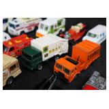 Die-cast toy vehicles - assorted emergency & service trucks