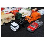 Die-cast toy vehicles - assorted emergency & service trucks