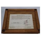 Wooden Keepsake Box - Pheasants Forever Habitat Print Long Shadows Gary Moss