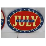 Round Tin Signs - Liberty & Jubilee