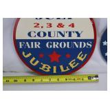 Round Tin Signs - Liberty & Jubilee
