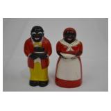 Salt & Pepper Shakers - Aunt Jemima & Uncle Moses