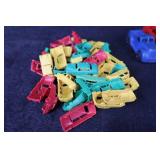 Teal Bus with Yellow Wheels - Multicolor Toy Car Lot