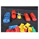 Teal Bus with Yellow Wheels - Multicolor Toy Car Lot