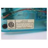 2x Unisonic 6900 Vintage Clear-Case Phone Handsets