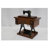 Miniature Sewing Machine Desk with Pedestal Stand